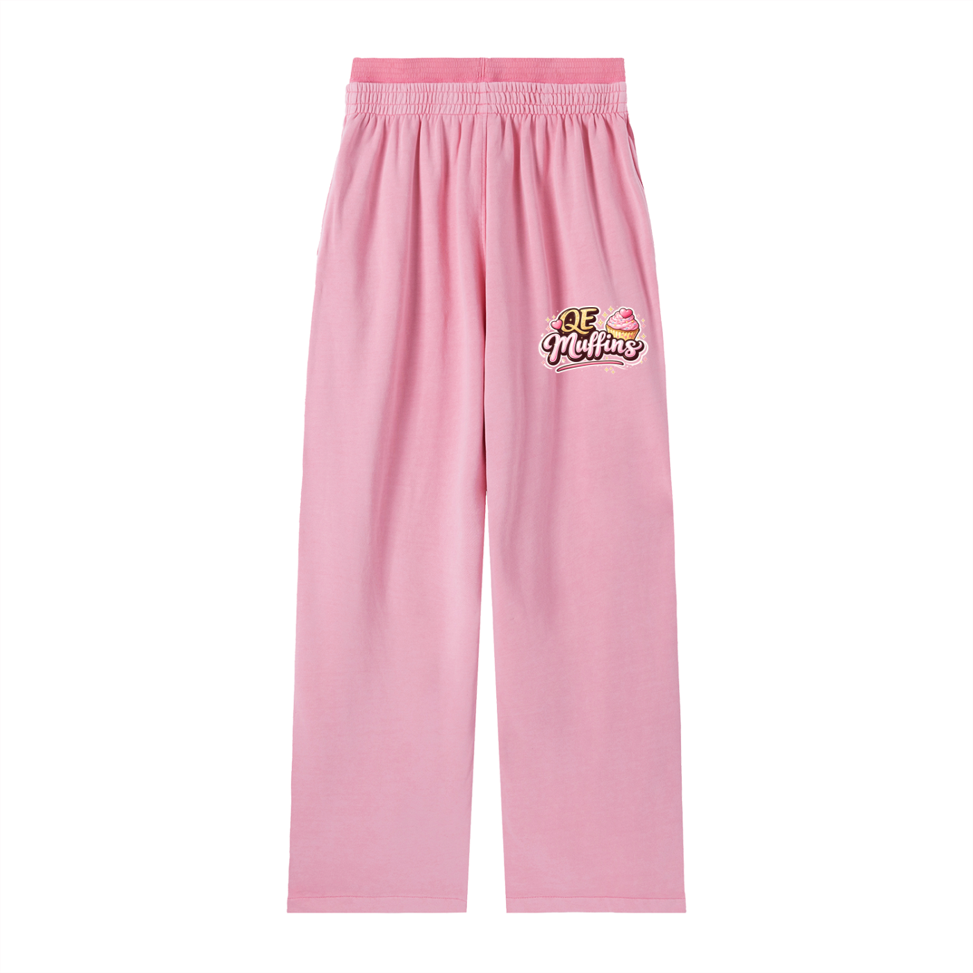QE Muffins Vintage Washed Waist Pants