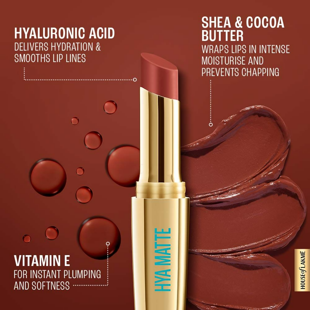Lakme 9to5 Hya Matte Lipstick - CEO Red
