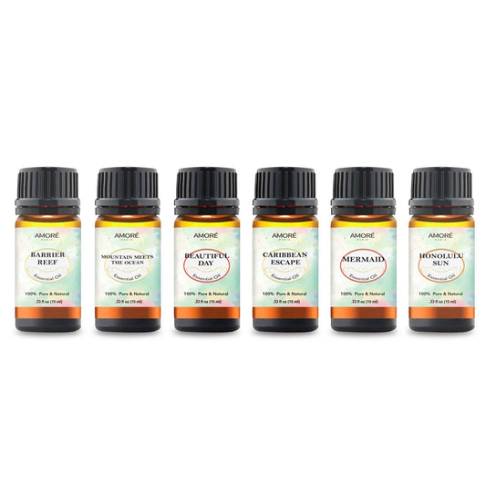 6-Piece: Island Gateway Pure Aromatherapy Essential Oil Set