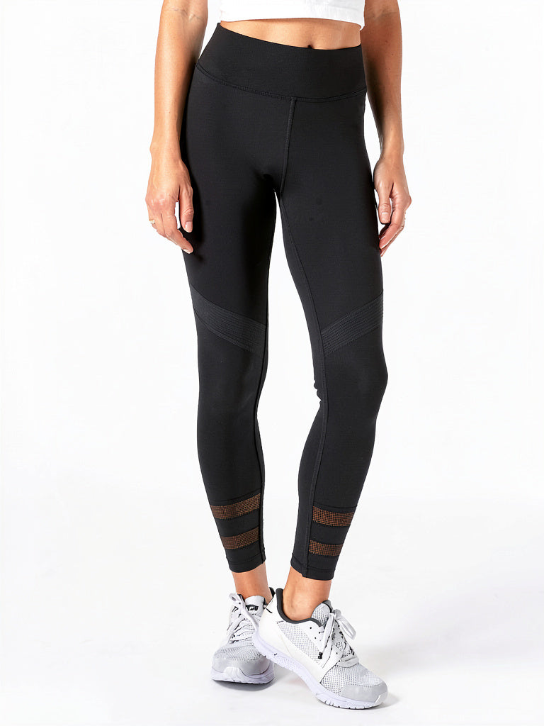 Freshman Juniors Mesh-Inset Leggings, Size Large