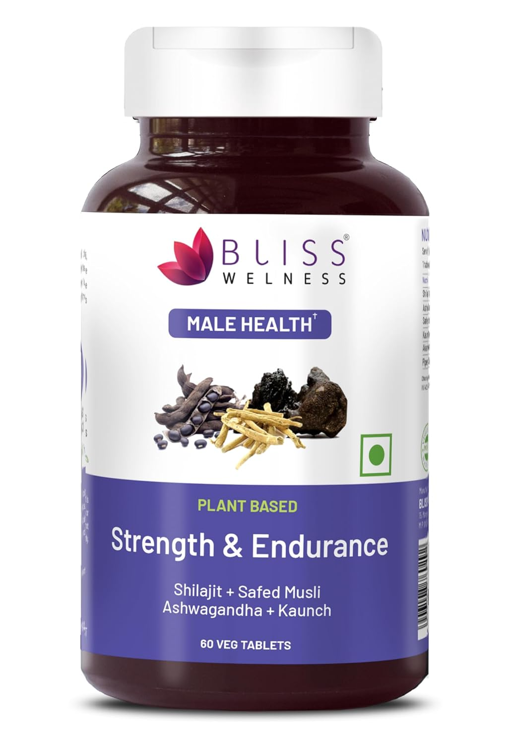 Bliss Welness Sj Ashwagandha Kaunj Safed Musli Tablets