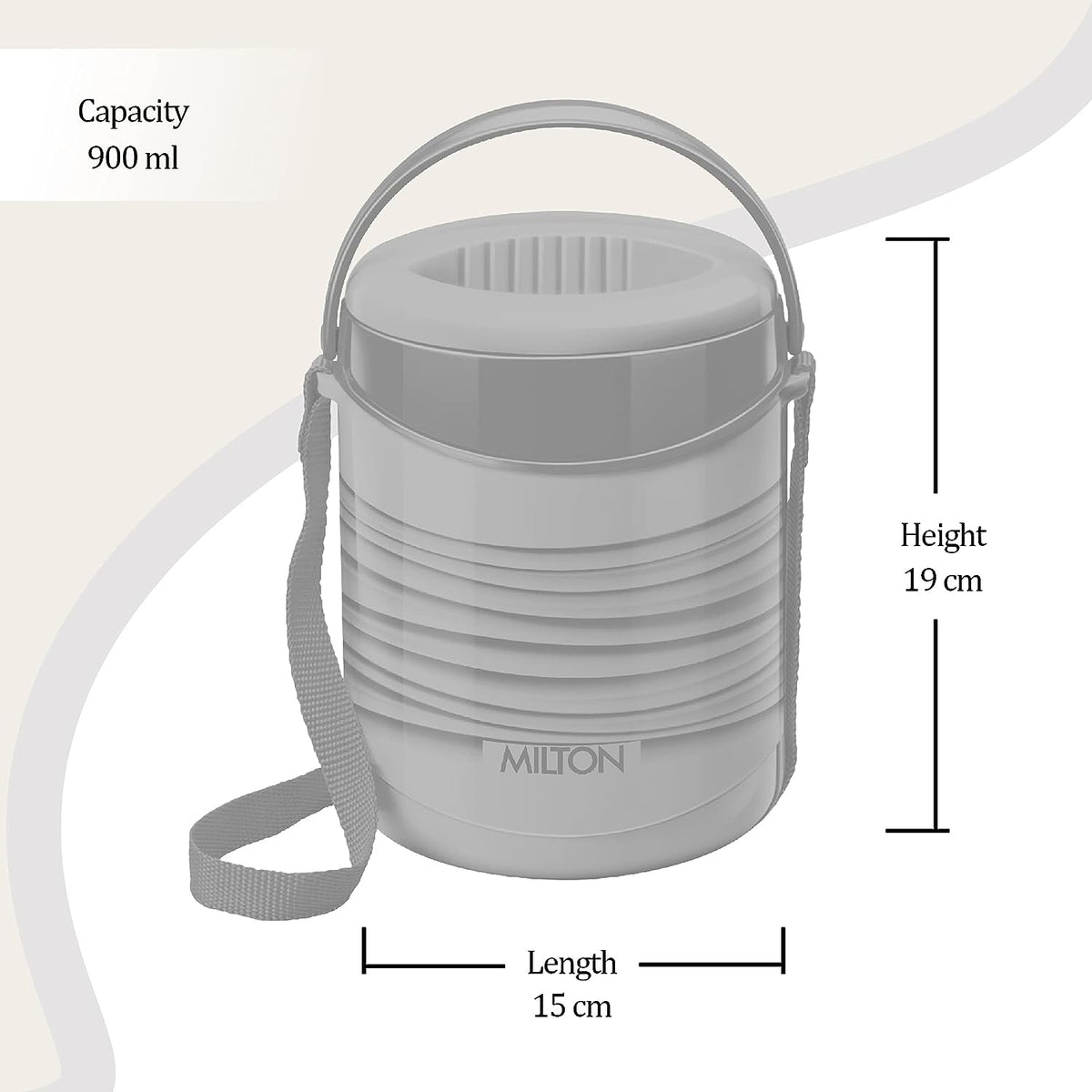 Milton Econa Stainless Steel Lunch Box - 3 Box Insulated Lunch Set