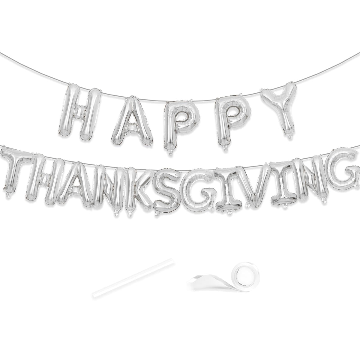 VHUWE Happy Thanksgiving Balloon Banner, 16-Inch