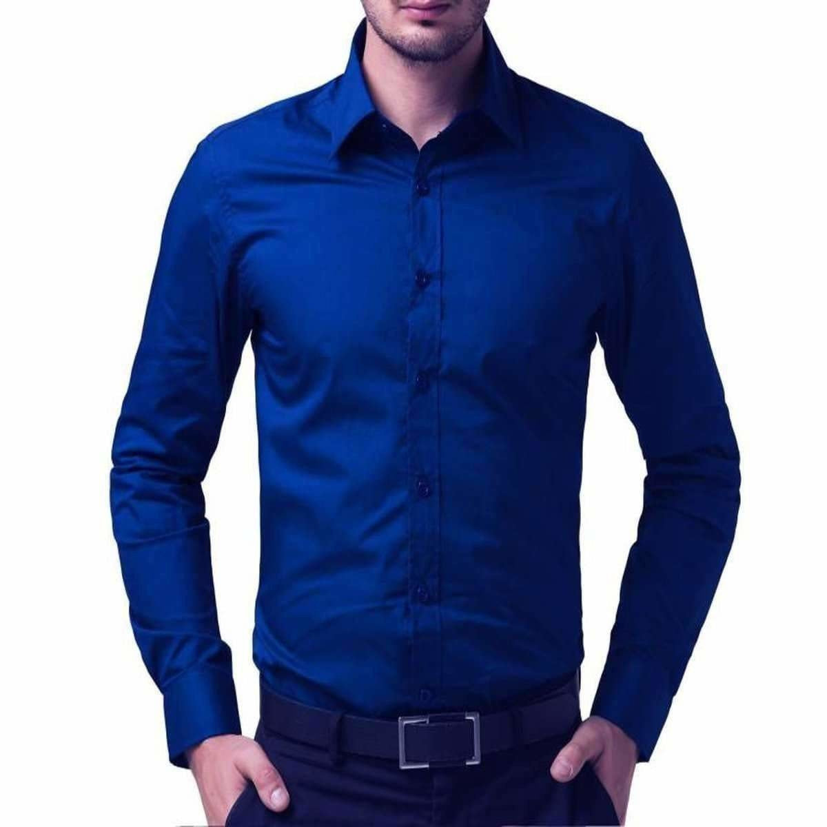 Men's Cotton Solid Full Sleeve Shirts