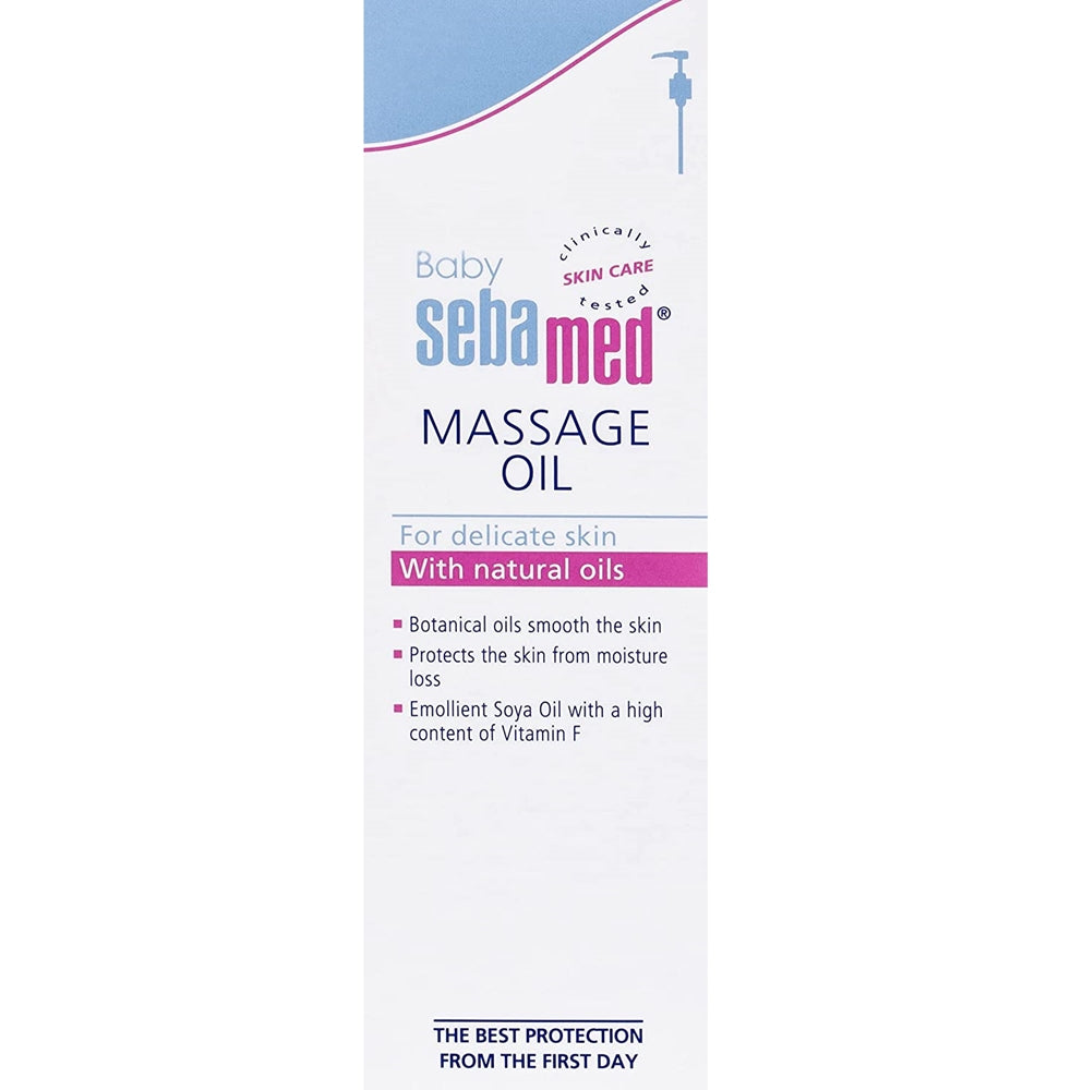 Sebamed Baby Massage Oil With Soya Oil For Newborn