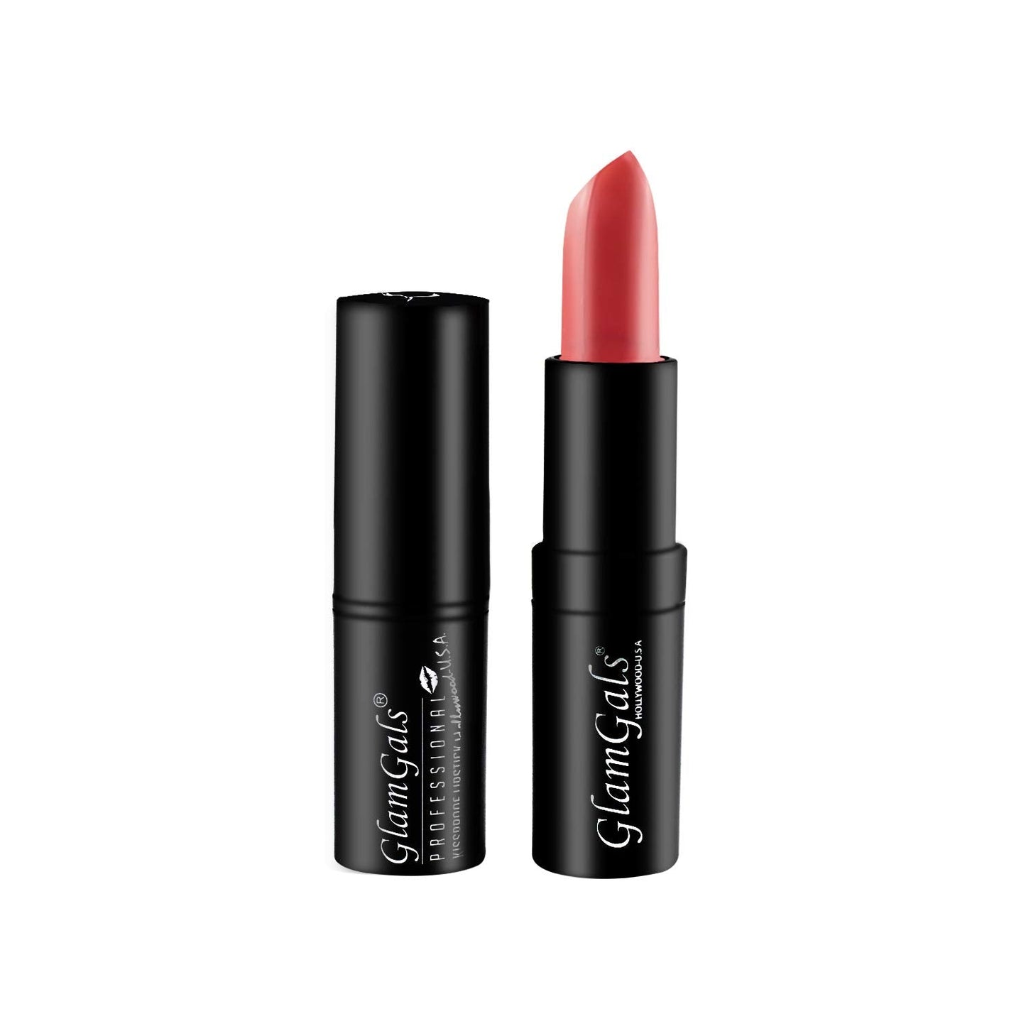 Glamgals Hollywood-U.S.A Matte Finish Kiss Proof Lipstick-Brick Red