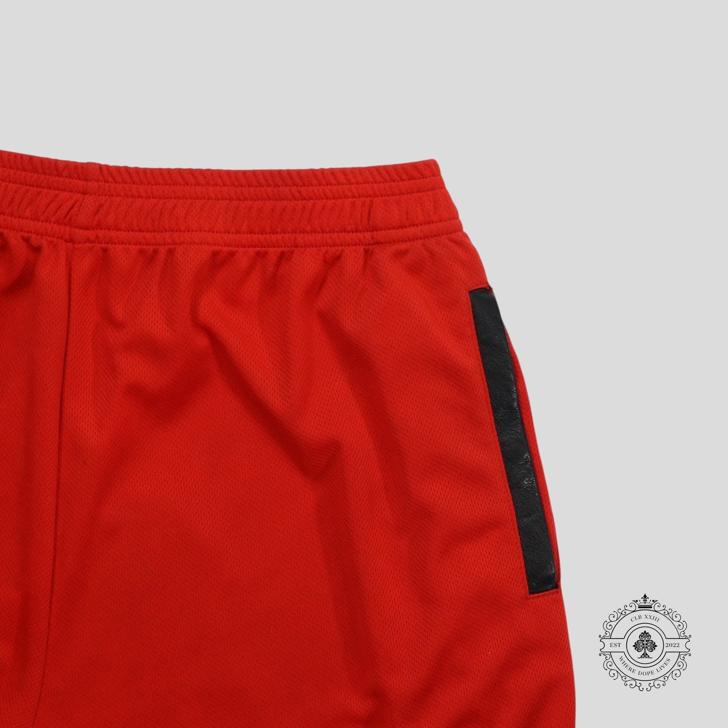 Chrome Hearts Snap Up Track Pants in Red