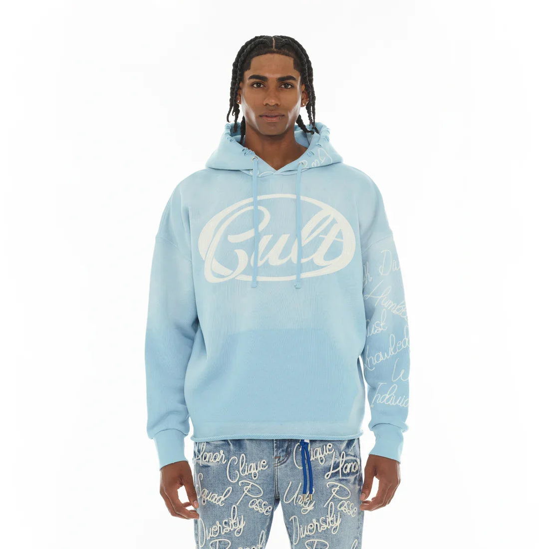 Cult Of Individuality Novelty Hoodie - Blue Glow