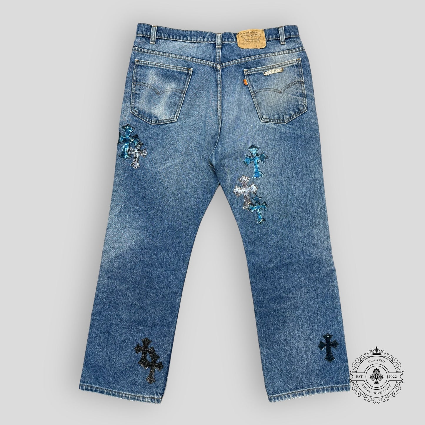 Chrome Hearts Galaxy Patch Jeans