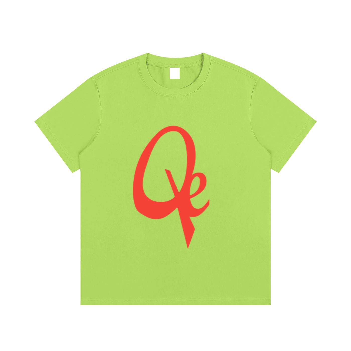 QE Orange Logo Essential Cotton T-Shirt