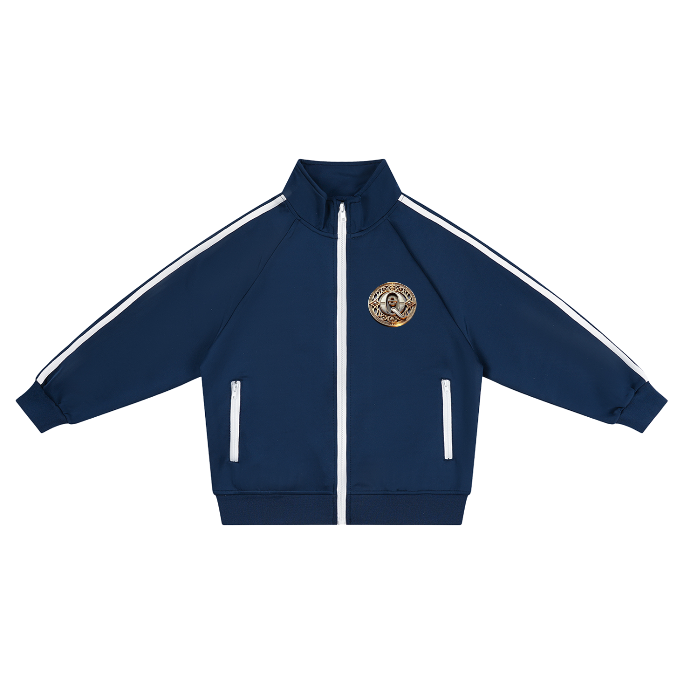 QE Kids’ Contrast Tape Coach Jacket