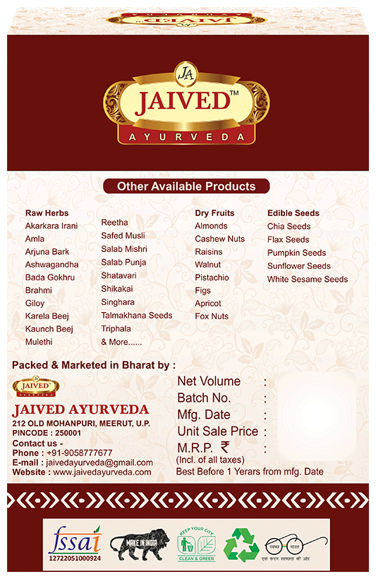 Jaived Ayurveda Salab Punja