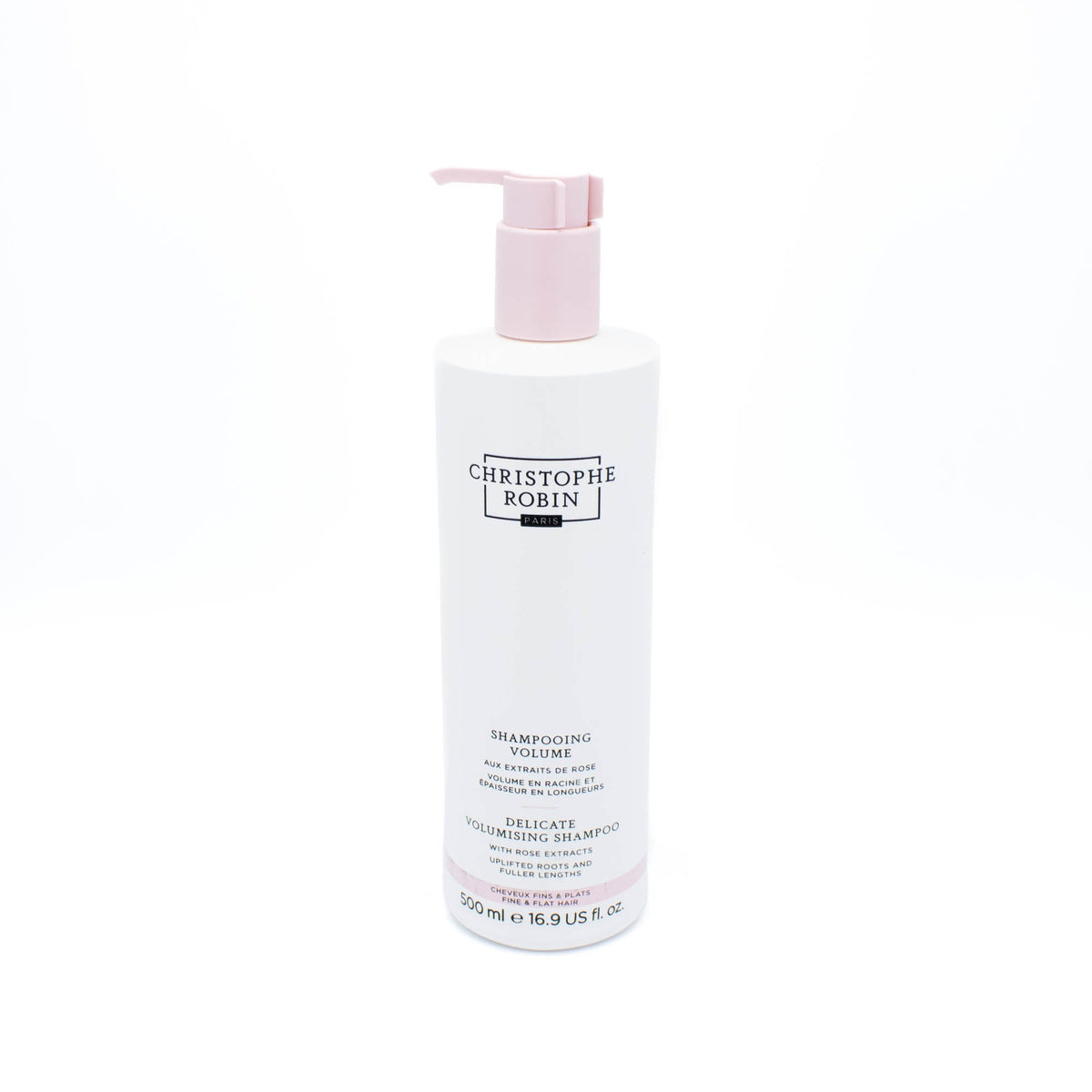 CHRISTOPHE ROBIN Delicate Volumizing Shampoo with Rose Extracts 16.9oz - Imperfect Container