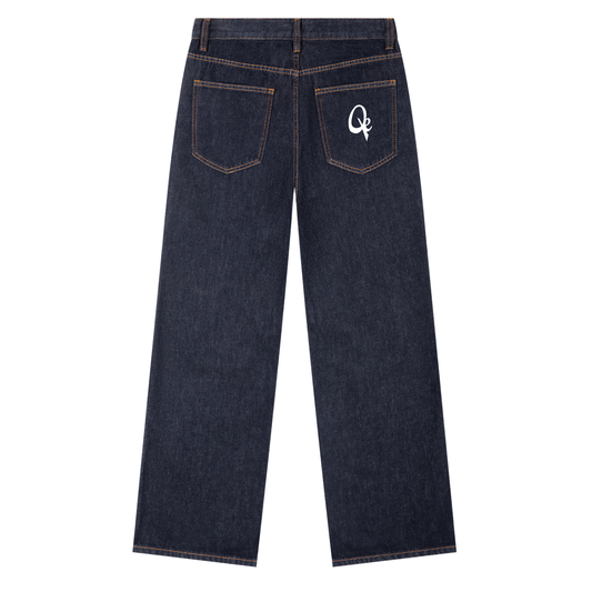 QE Reemo Heavyweight Straight Leg Denim Jeans
