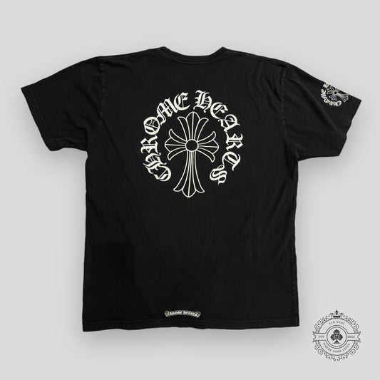Chrome Hearts Neck Logo Pocket T-Shirt in Black
