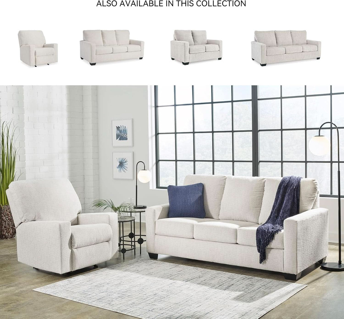 Twin White Premium Ultra Vision Memory Foam Sofa Sleeper