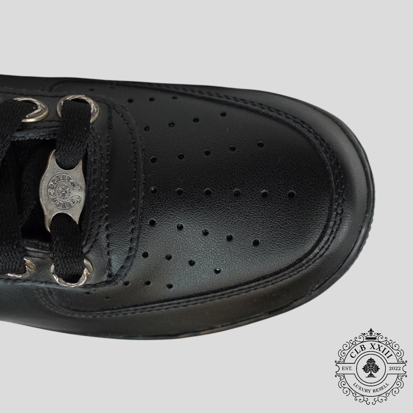 Chrome Hearts Nike Air Force 1 Low in Black