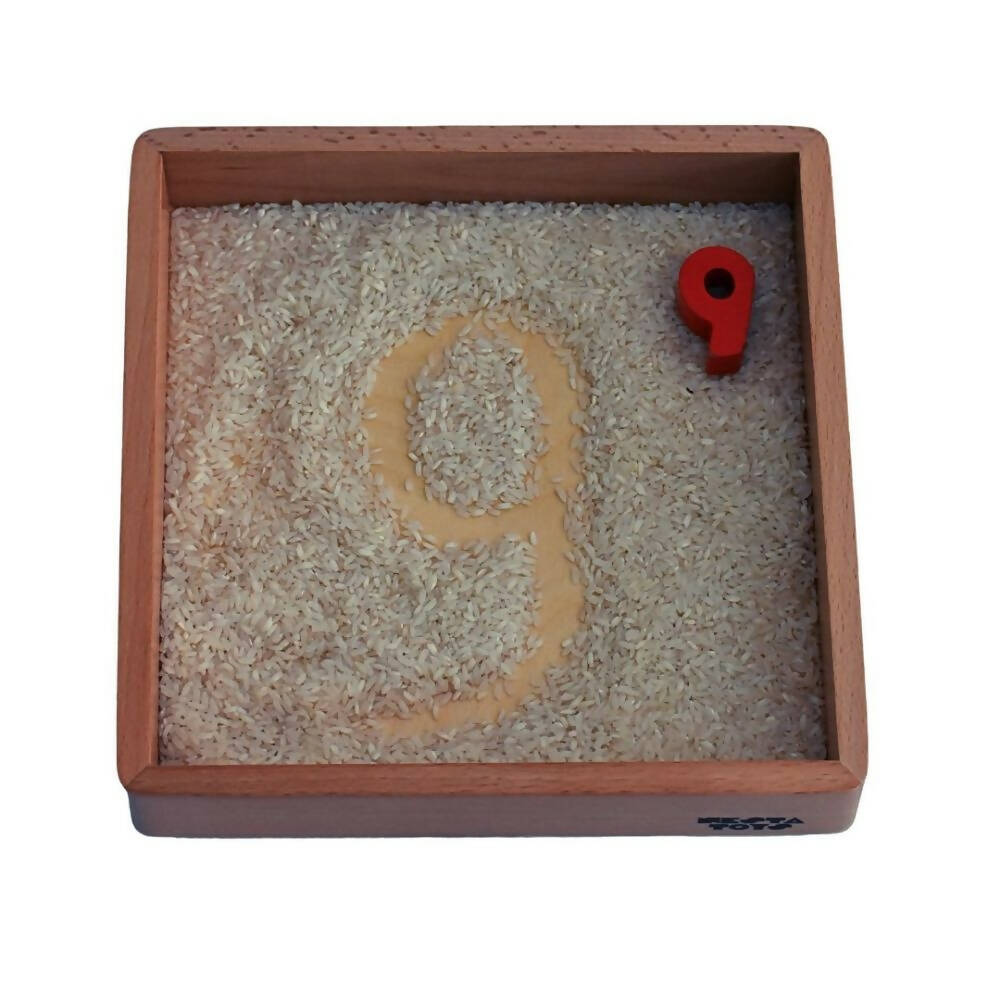 Nesta Toys Sensory Wooden Toy Set with Montessori Tray - Beech Wood