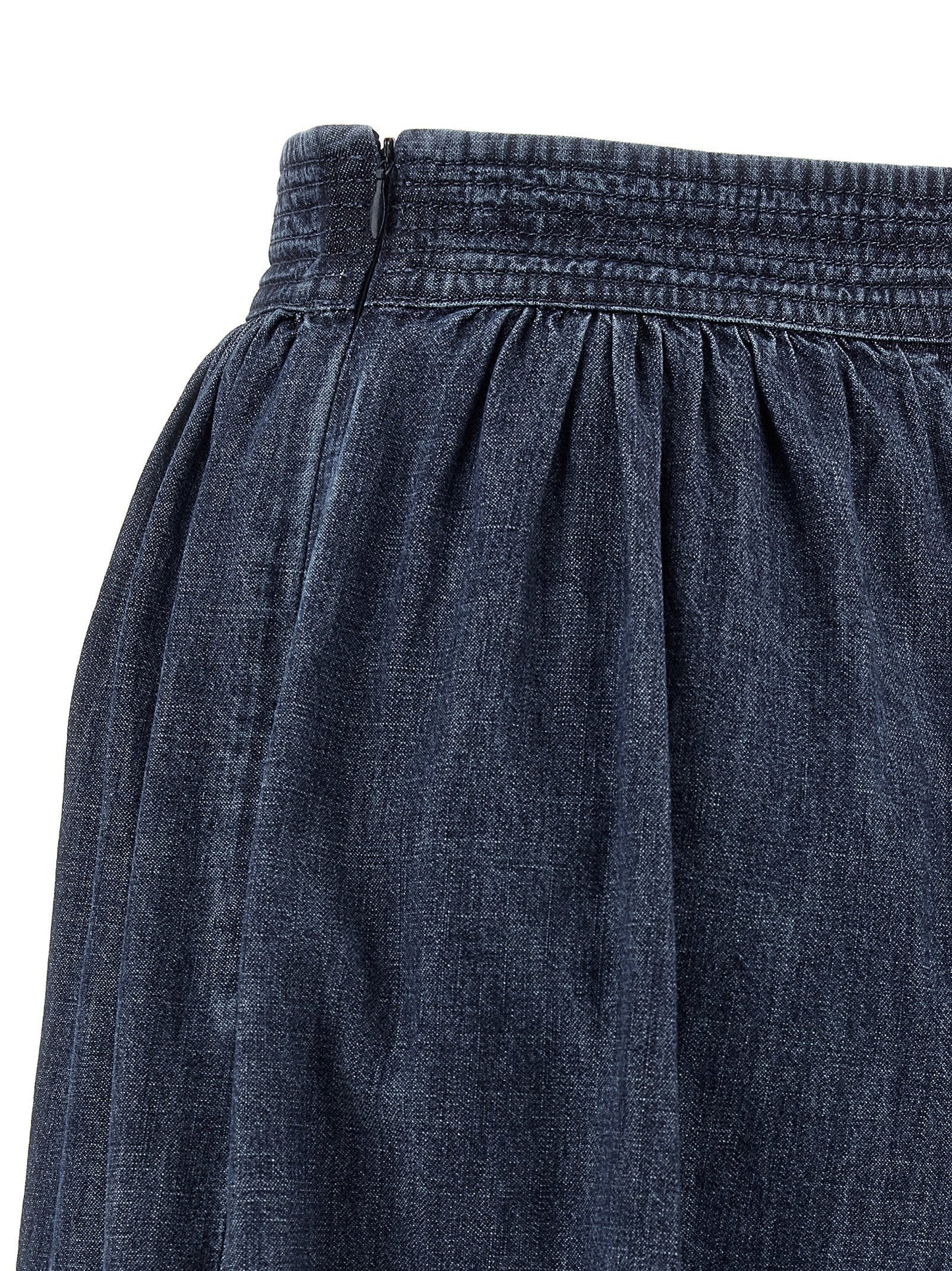 Valentino Garavani Women Valentino Garavani Denim Chambray Pants