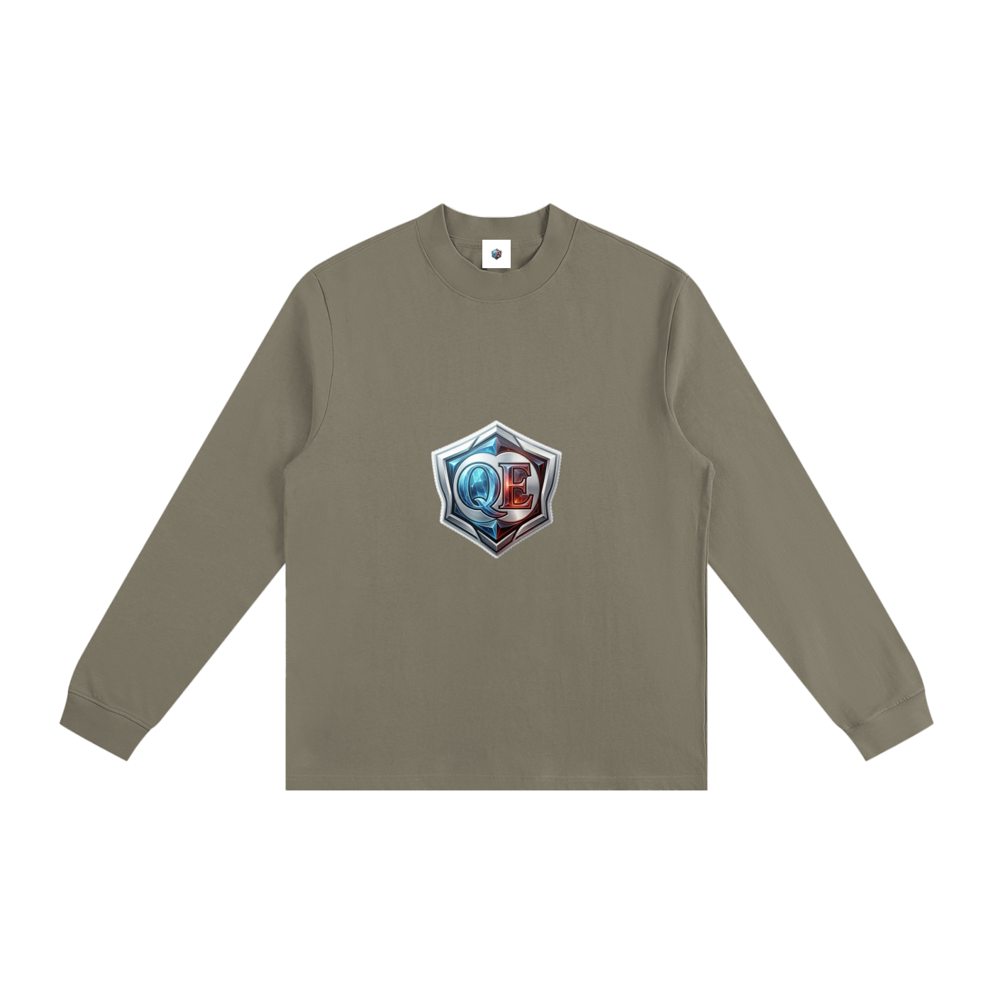 QE Shield Essential Non-Shrink Mock Neck Sweatshirt