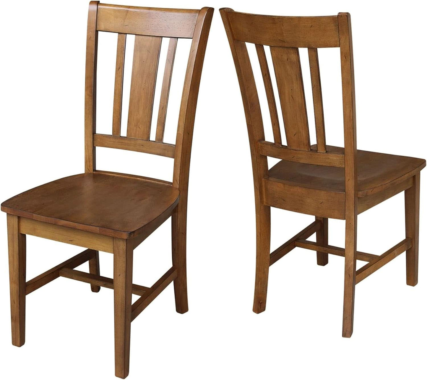 International Concepts San Remo Pecan Parawood Dining Chair