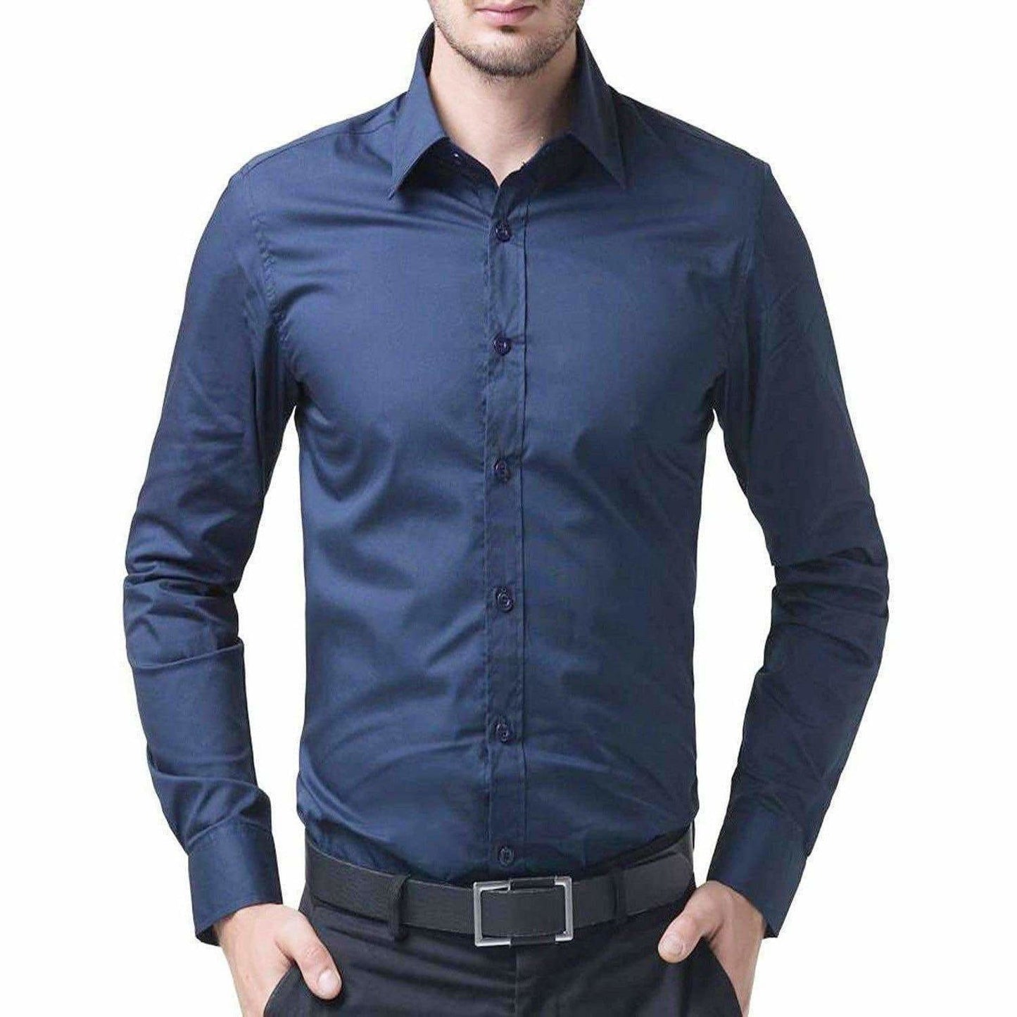 Men's Cotton Solid Full Sleeve Shirts