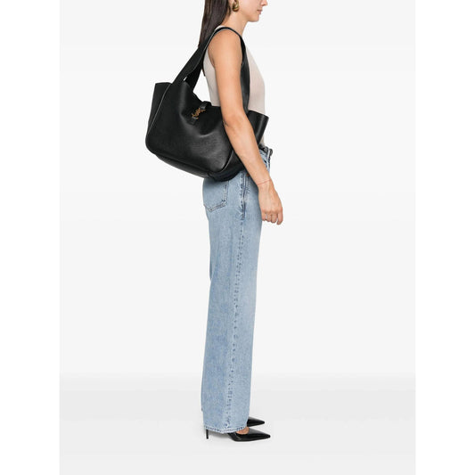 Saint Laurent Black Tote Bags Women