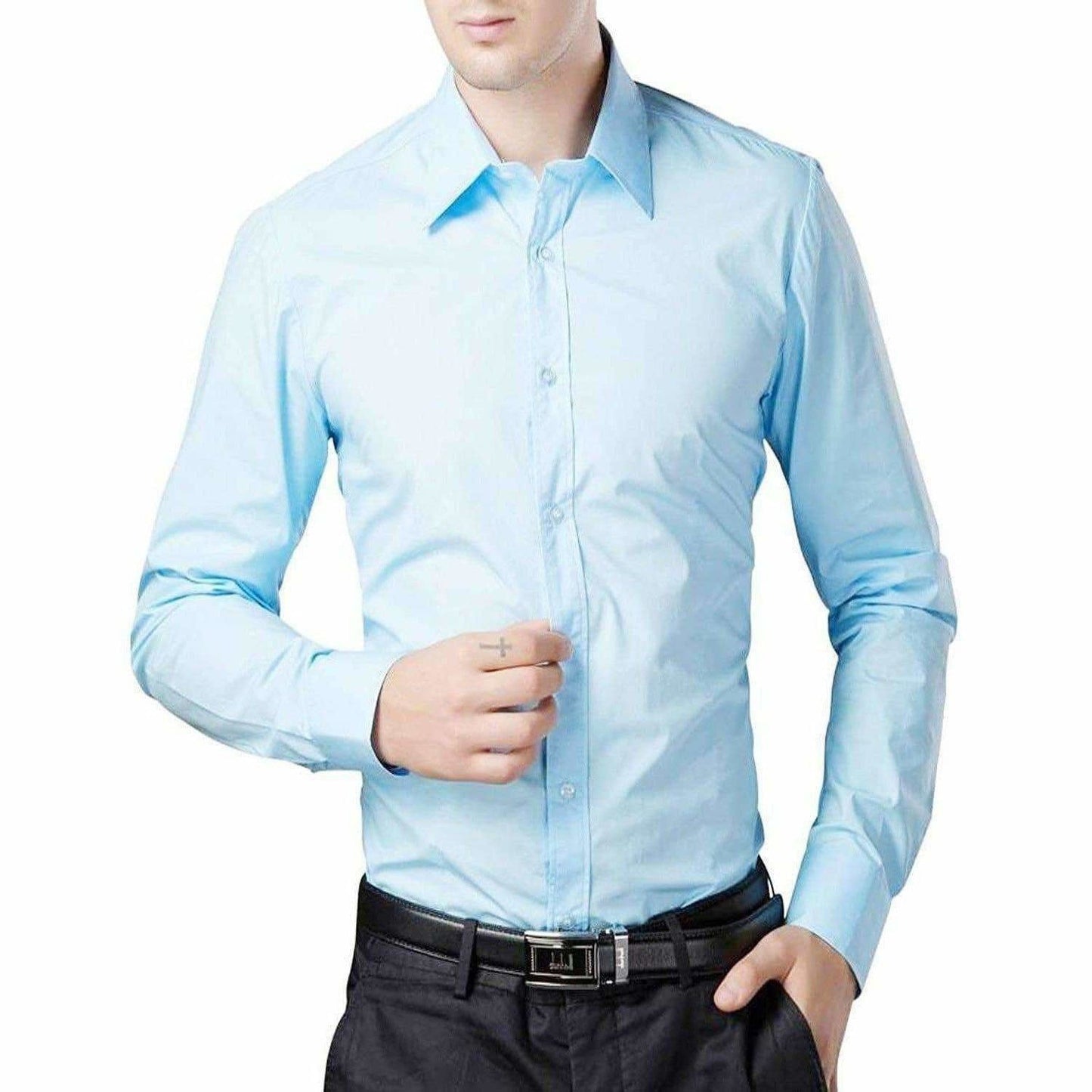 Men's Cotton Solid Full Sleeve Shirts