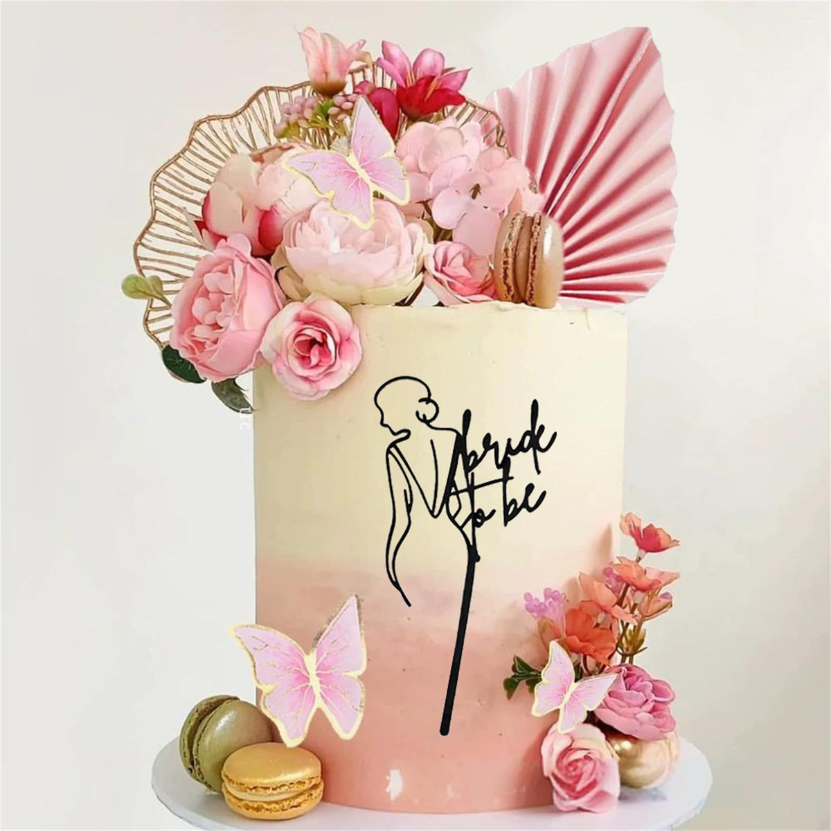 Bride to Be Acrylic Cake Topper