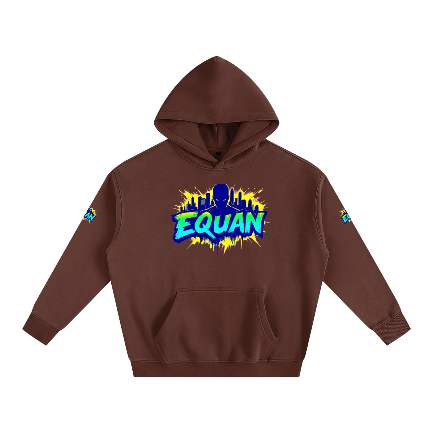 QE Oversize Fleeced Hoodie