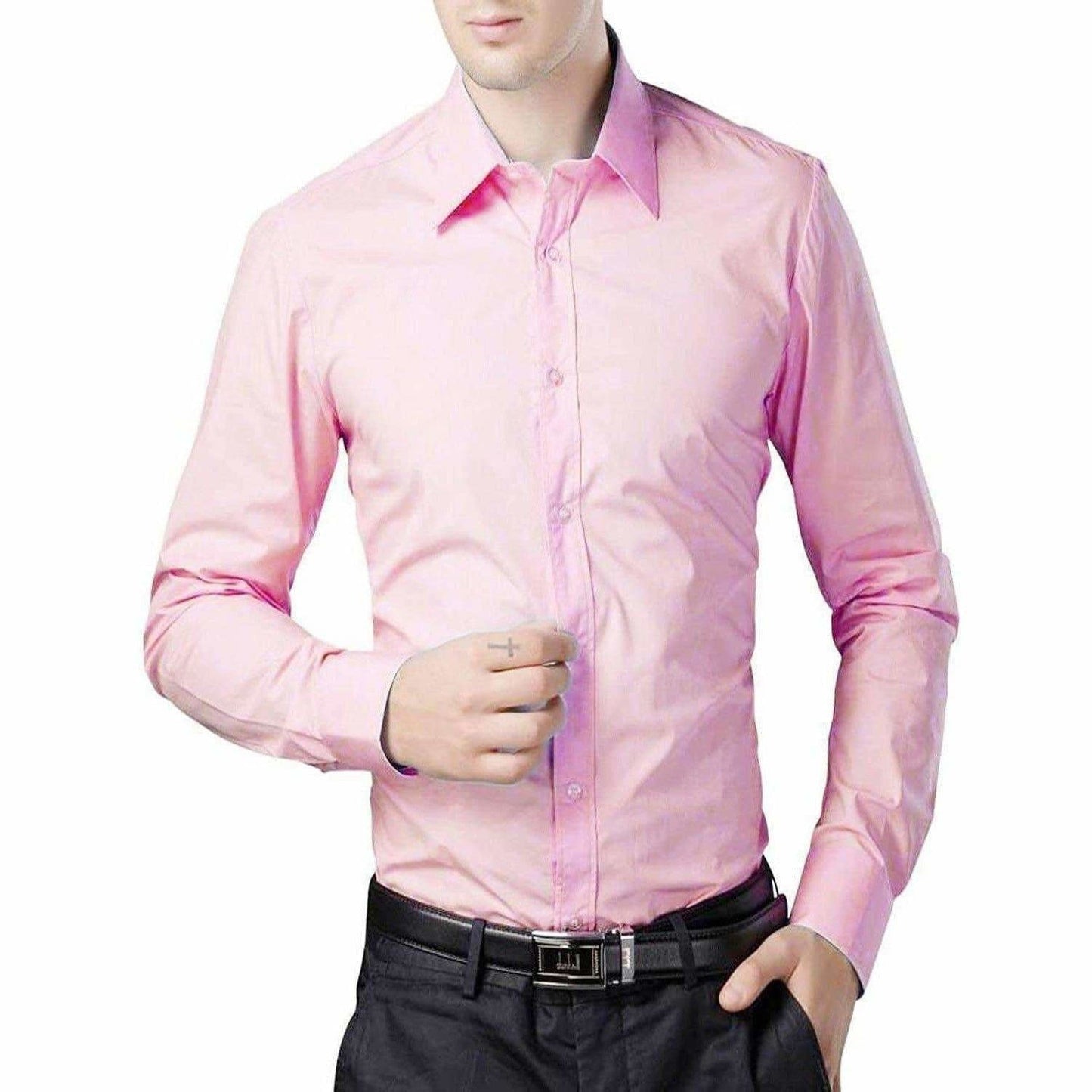 Men's Cotton Solid Full Sleeve Shirts