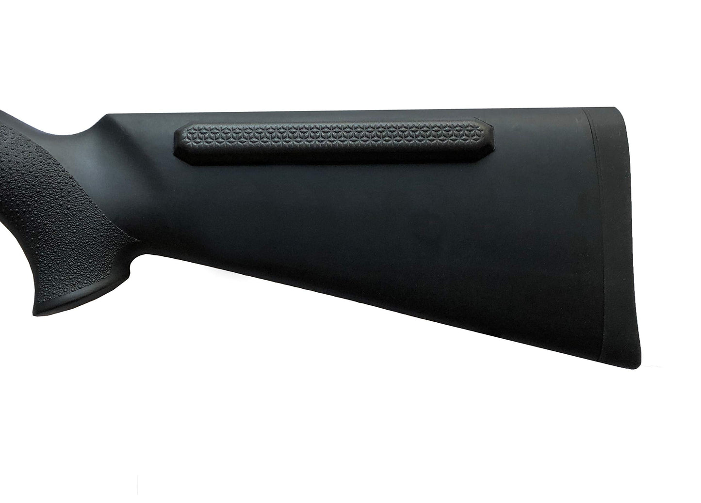 Jaw Bumper Cheek Weld Pad for Rifle Stocks, 2 Parts, Black Comfort Fit