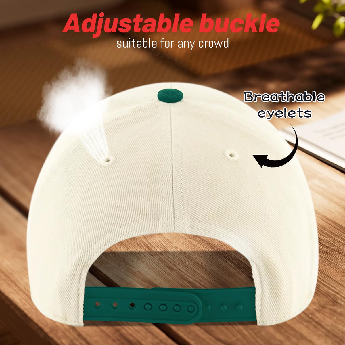 3D Embroidered Upside-Down City Adjustable Baseball Cap
