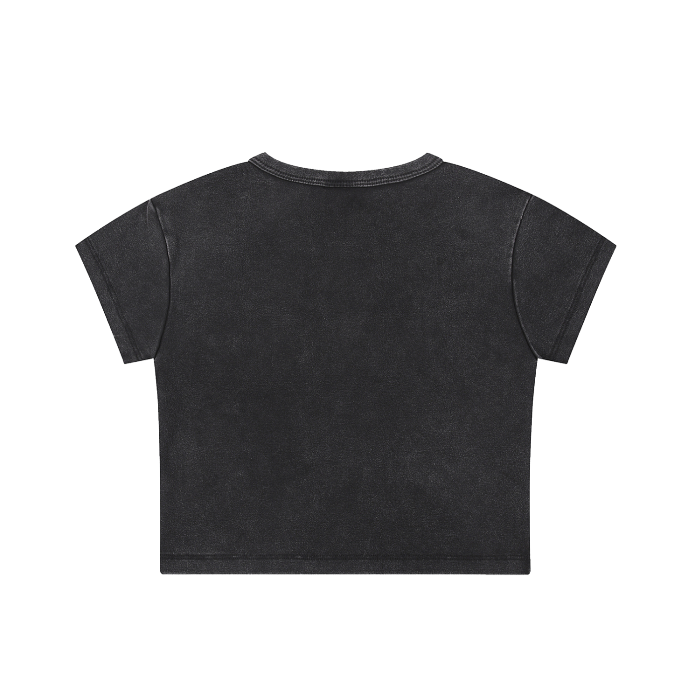 QE Muffins Snow Washed Crop Top