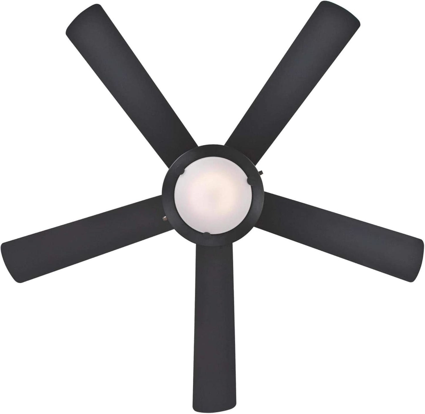 Comet 52 Inch Matte Black Ceiling Fan With LED Light Kit