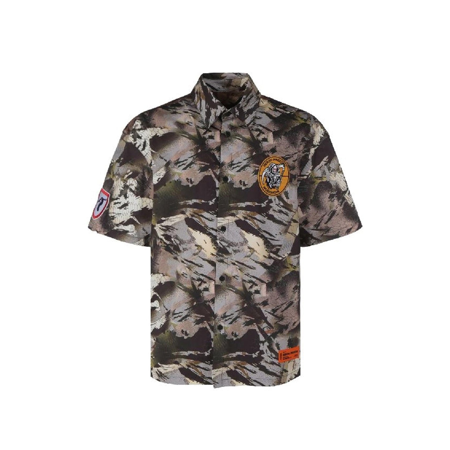 Heron Preston Camouflage Popline Shirt Men