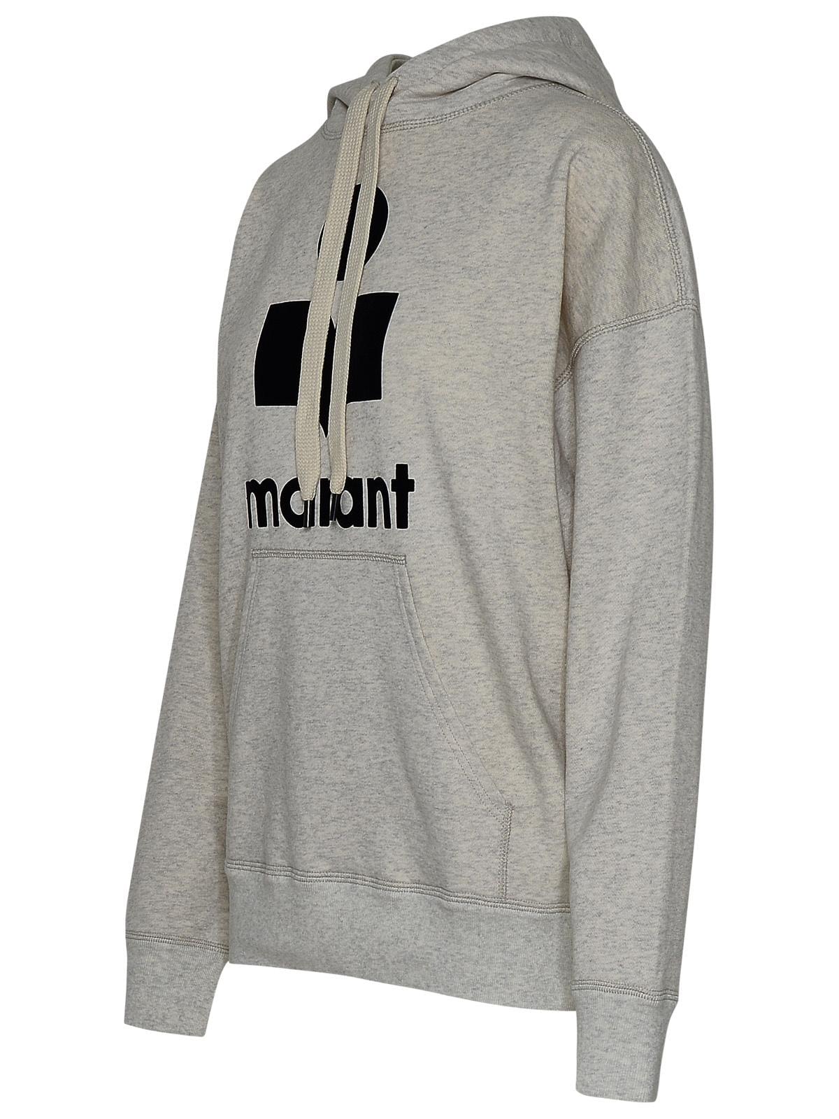 Isabel Marant Etoile Gray Cotton Blend Mansel Sweatshirt Women