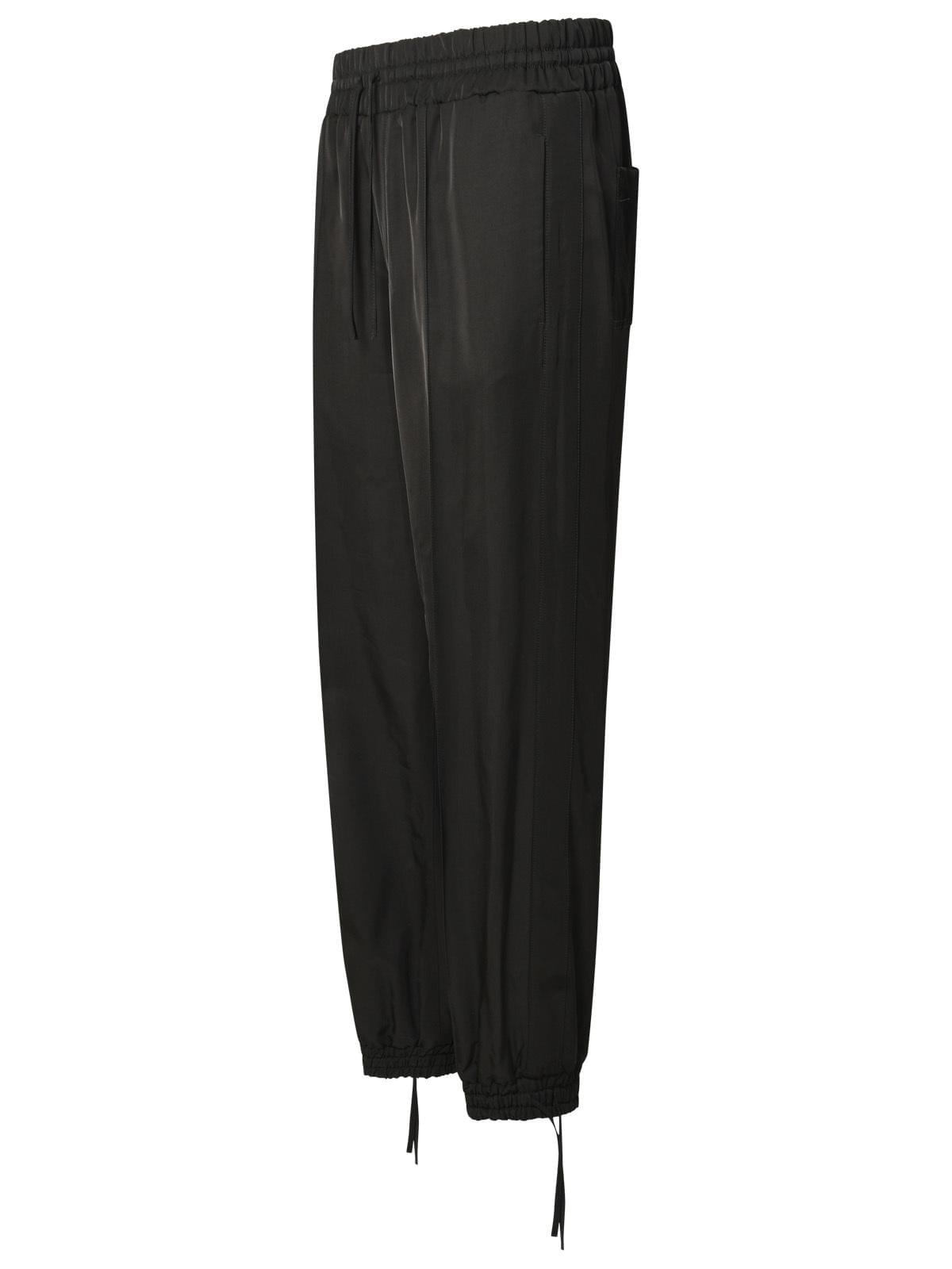 Jil Sander Black Viscose Trousers Women