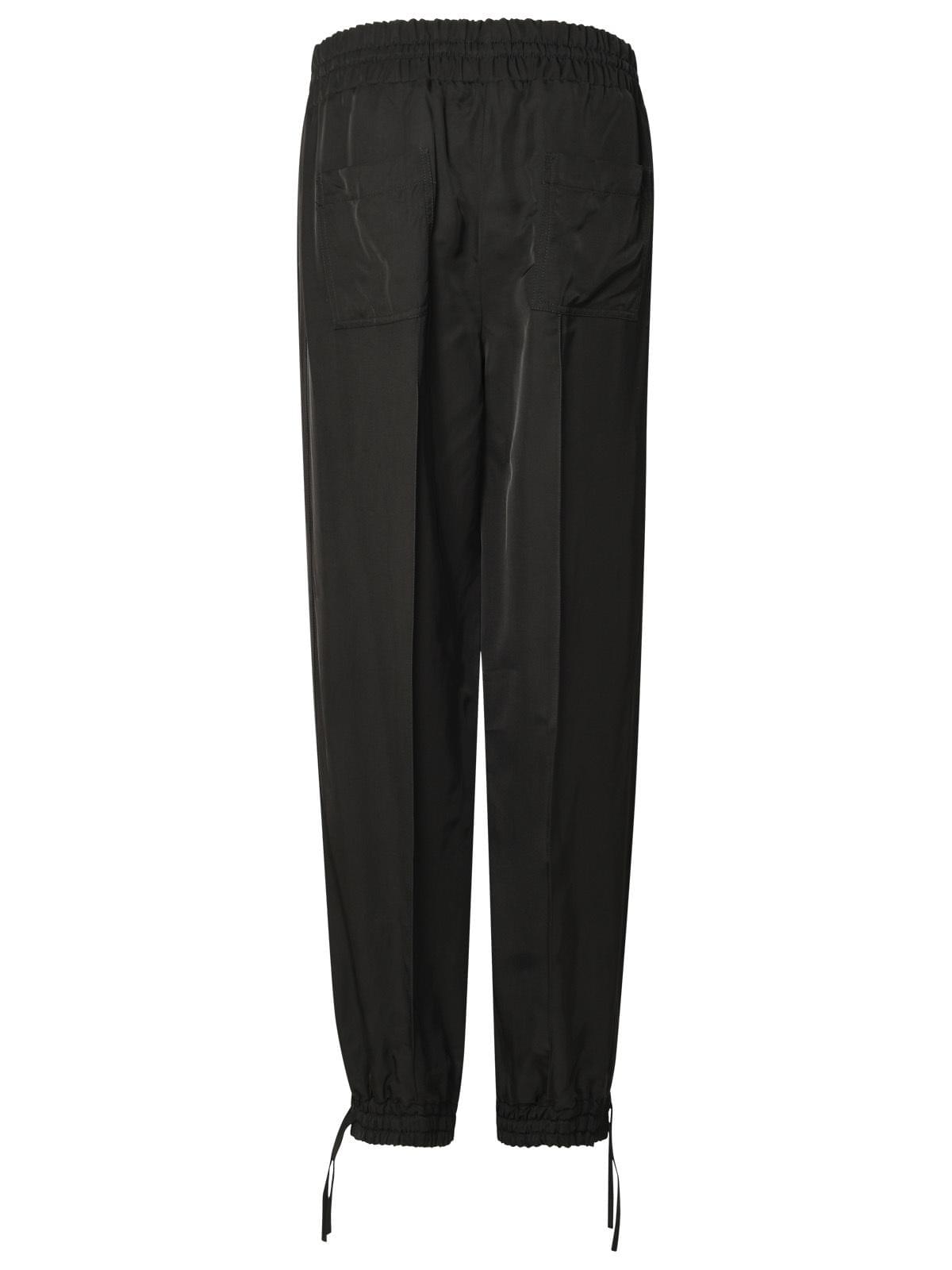 Jil Sander Black Viscose Trousers Women