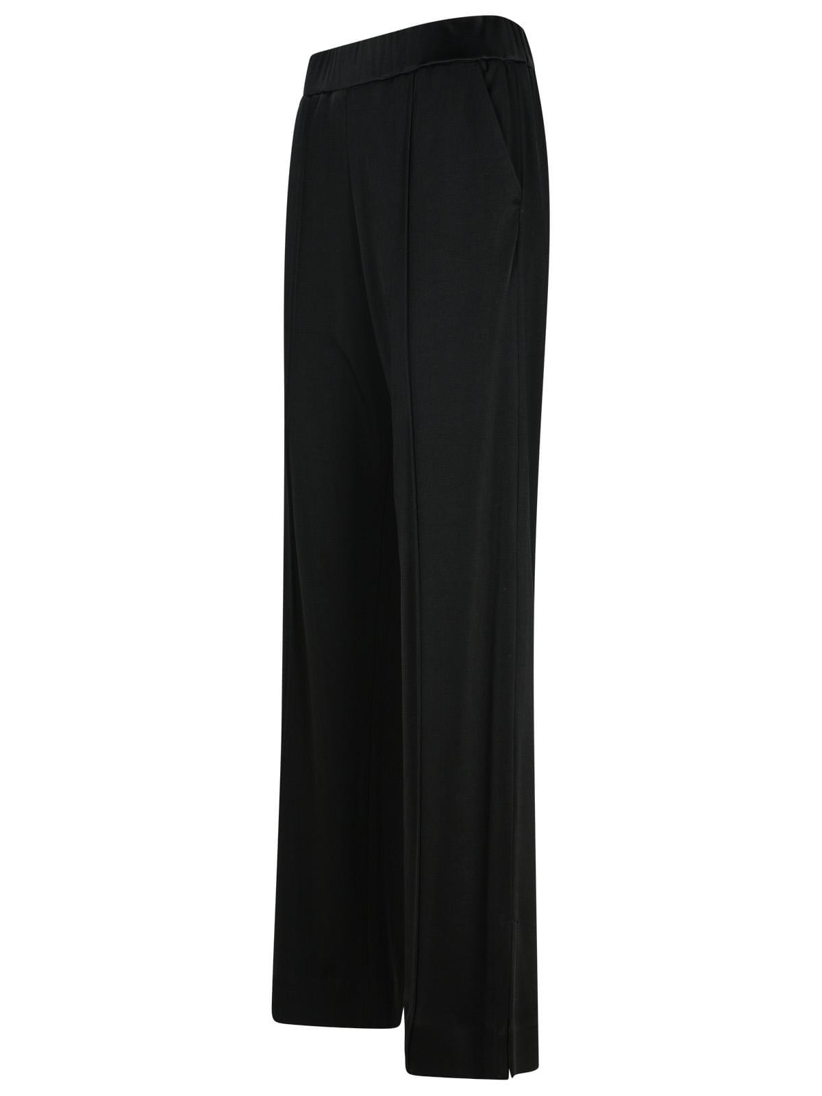 Jil Sander Black Viscose Trousers Women