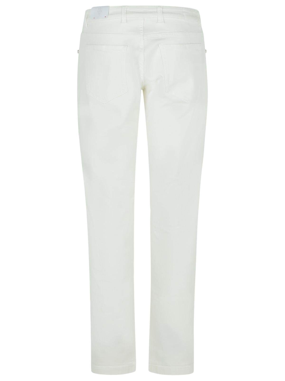 Eleventy White Cotton Pants Men