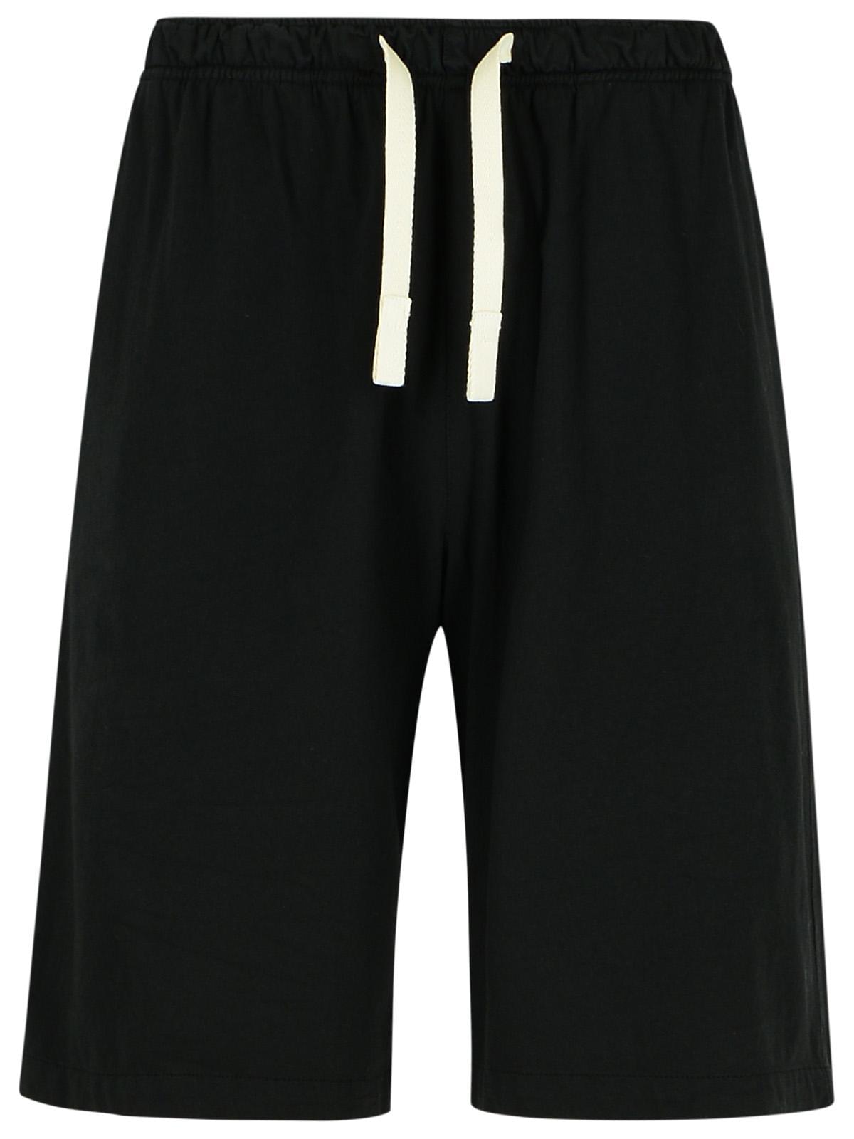 Palm Angels Black Cotton Bermuda Shorts Men