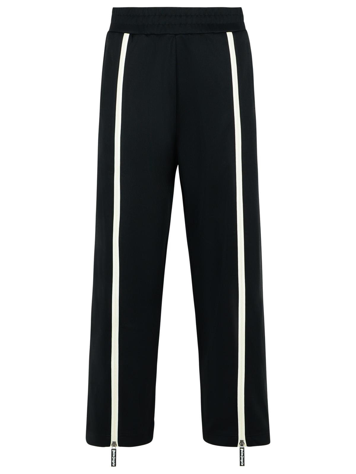 Palm Angels Track' Black Polyester Blend Pants Men