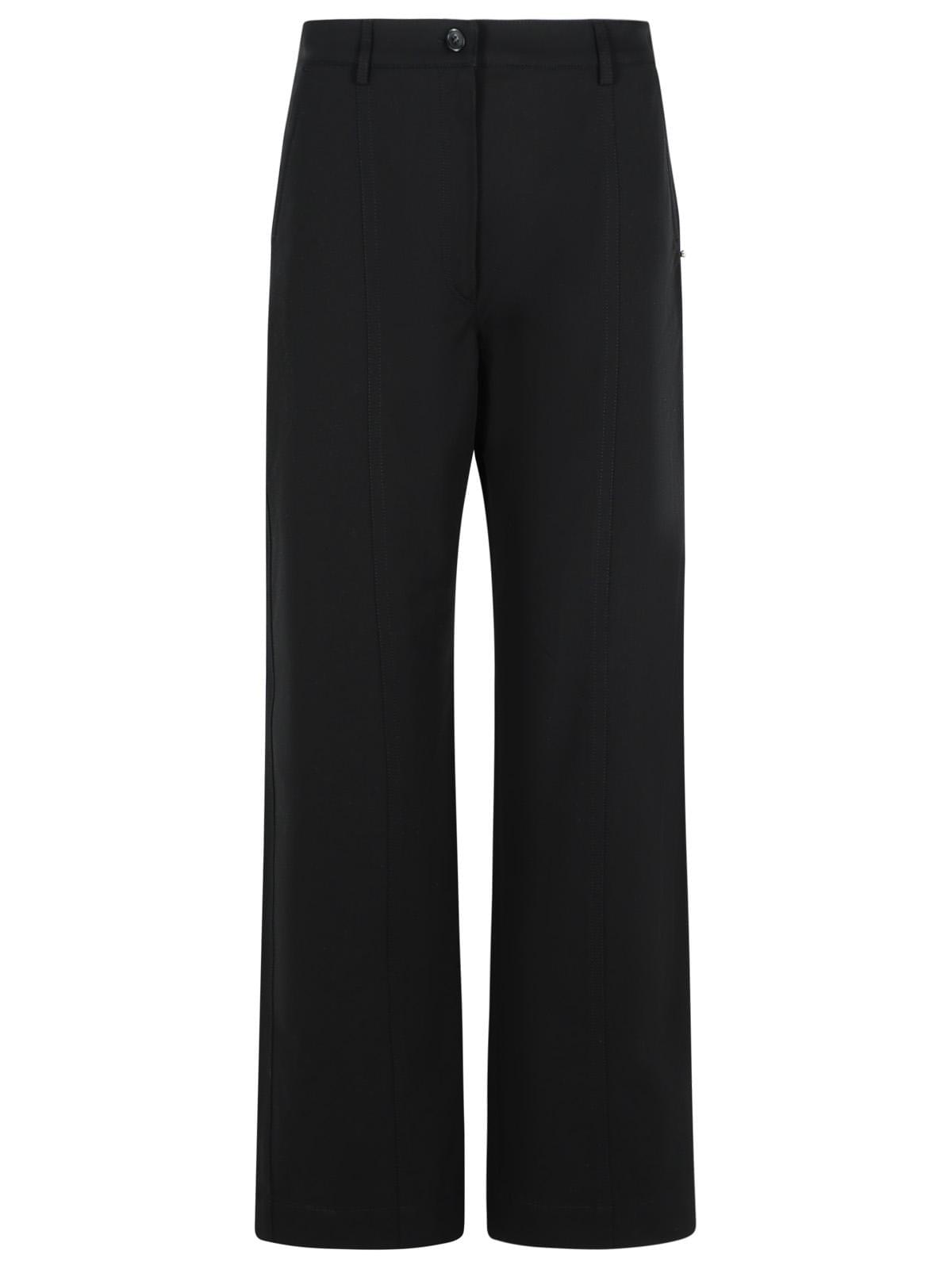 Sportmax Era' Black Cotton Pants Women