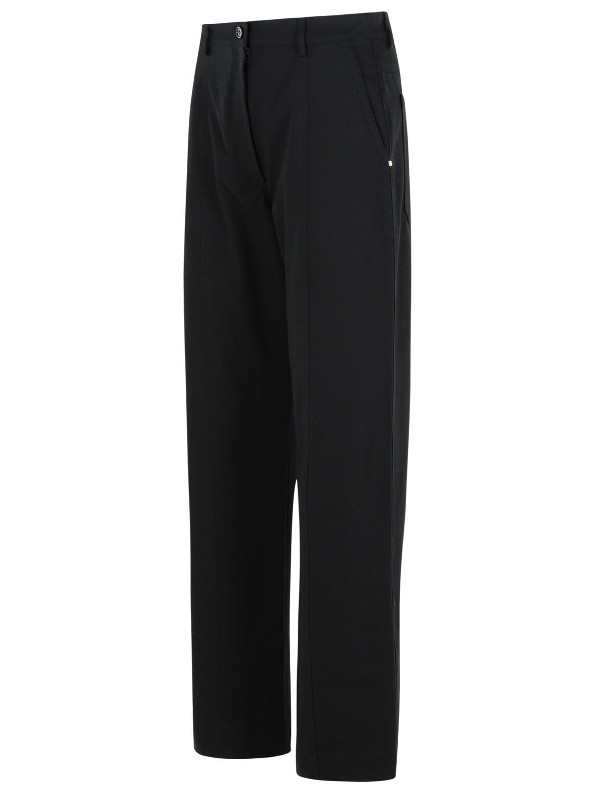 Sportmax Era' Black Cotton Pants Women
