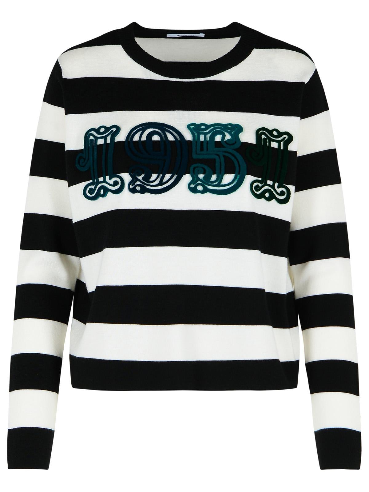 Max Mara 'Viterbo' Two-Tone Virgin Wool Sweater Women