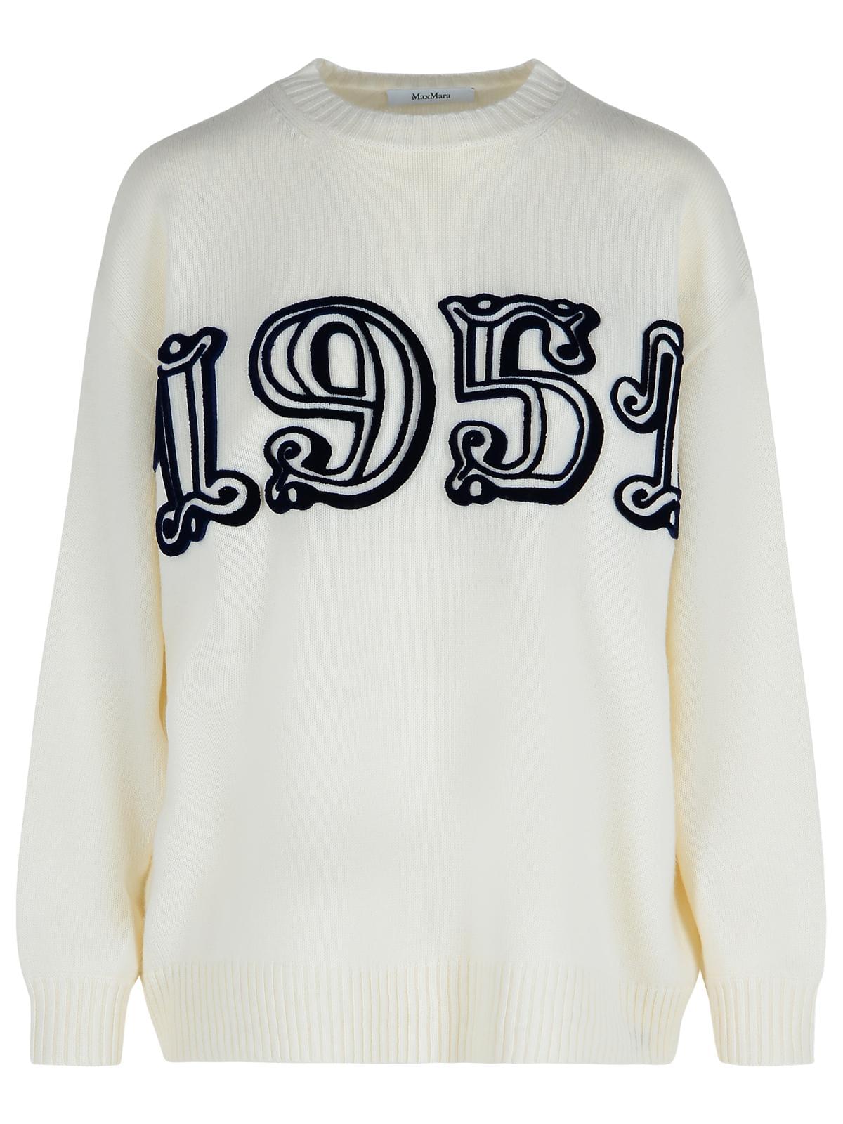 Max Mara Off-White Wool And Cashmere 'Fido' Sweater Women