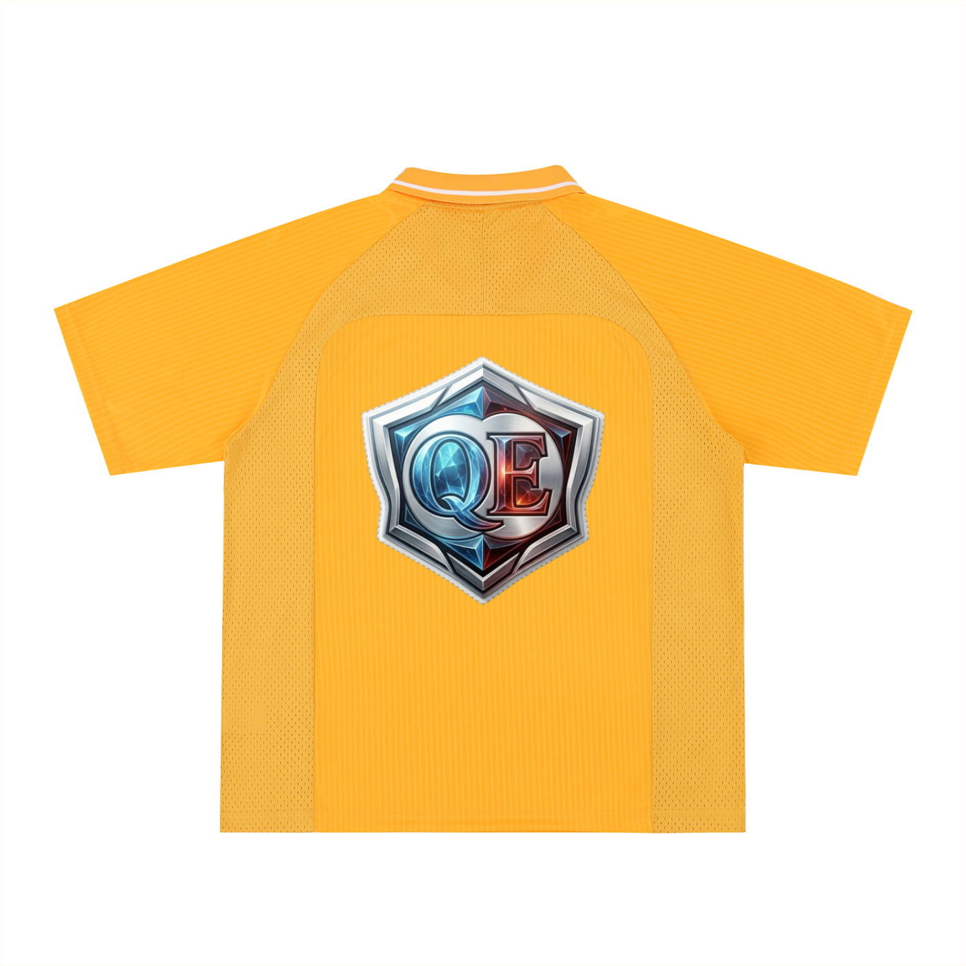 QE Shield Striped V-Neck Soccer Jersey