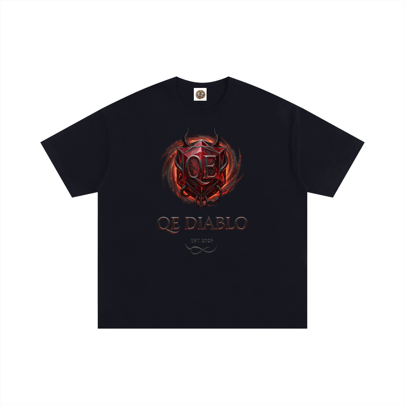 QE Diablo Unisex Oversized Cotton T-Shirt