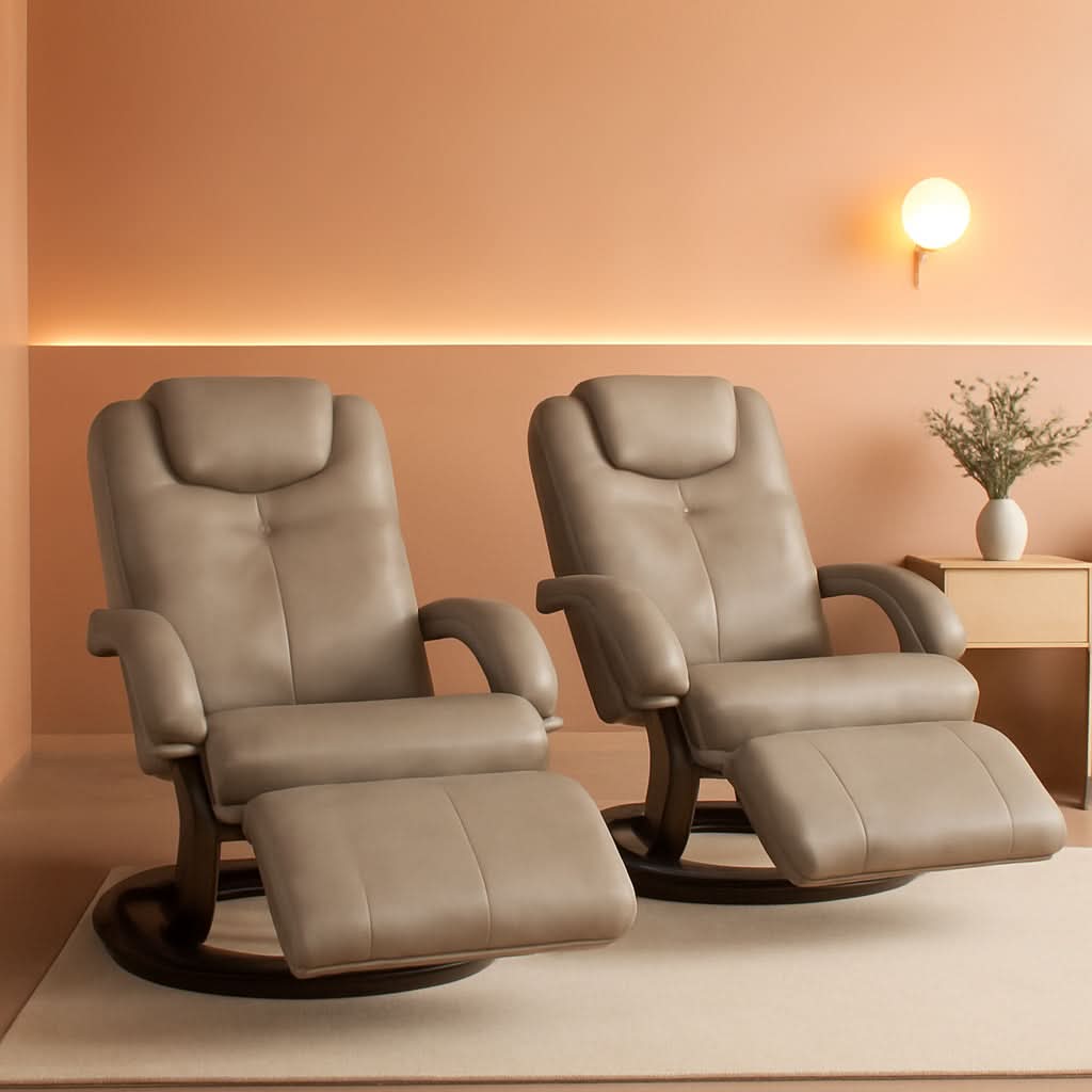 Charles 28 Inch RV Euro Chair Recliner With Swivel Footrest